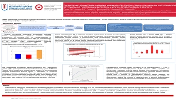 ОПРЕДЕЛЕНИЕ ВЗАИМОСВЯЗИ РАЗВИТИЯ ИШЕМИЧЕСКОЙ БОЛЕЗНИ СЕРДЦА ПРИ НАЛИЧИИ СИСТОЛИЧЕСКОЙ
АРТЕРИАЛЬНОЙ ГИПЕРТЕНЗИИ И ДЕПРЕССИИ У МУЖЧИН ТРУДОСПОСОБНОГО ВОЗРАСТА