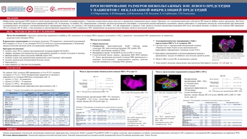 ПРОГНОЗИРОВАНИЕ РАЗМЕРОВ НИЗКОЛЬТАЖНЫХ ЗОН ЛЕВОГО ПРЕДСЕРДИЯ 
У ПАЦИЕНТОВ С НЕКЛАПАННОЙ ФИБРИЛЛЯЦИЕЙ ПРЕДСЕРДИЙ