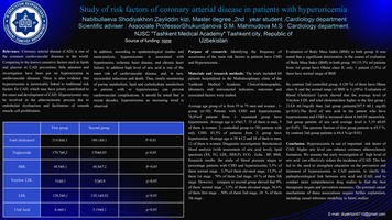 Study of risk factors of coronary arterial disease in patients with hyperuricemia 